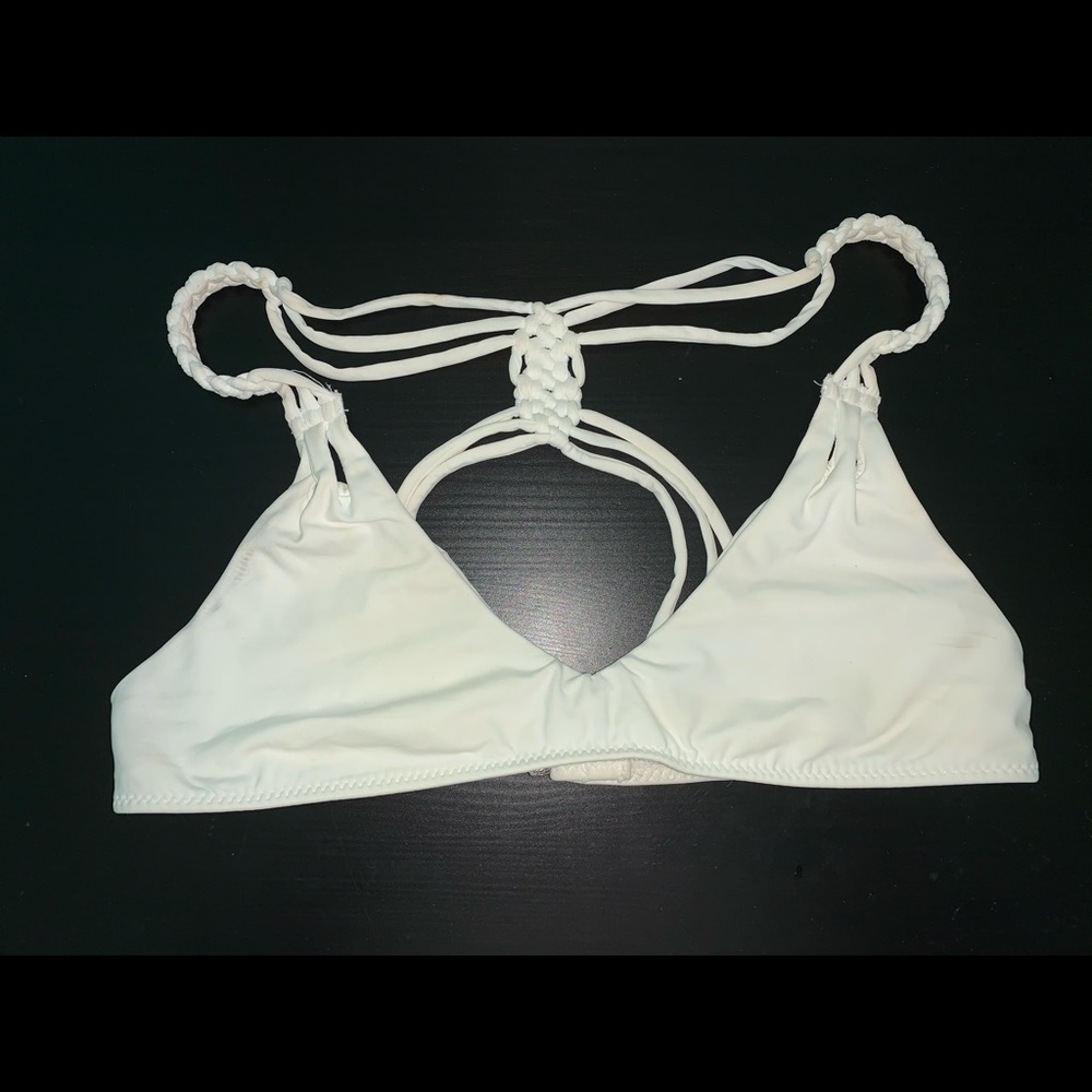 White Frankie’s Bikinis Top